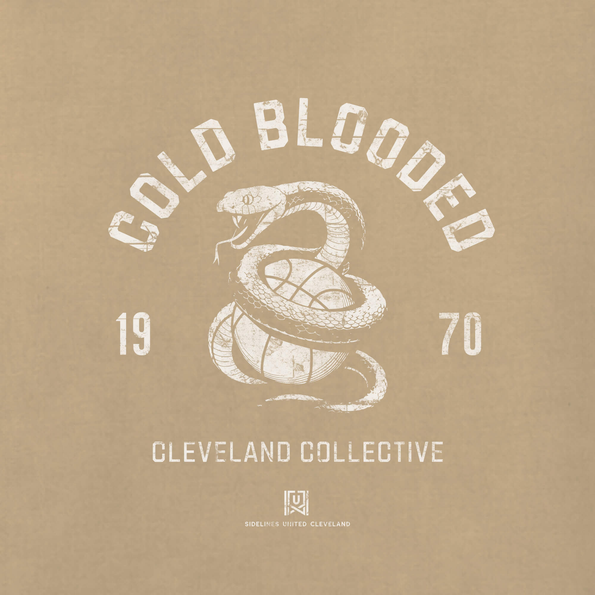 CLE Cold Blooded Khaki Tee