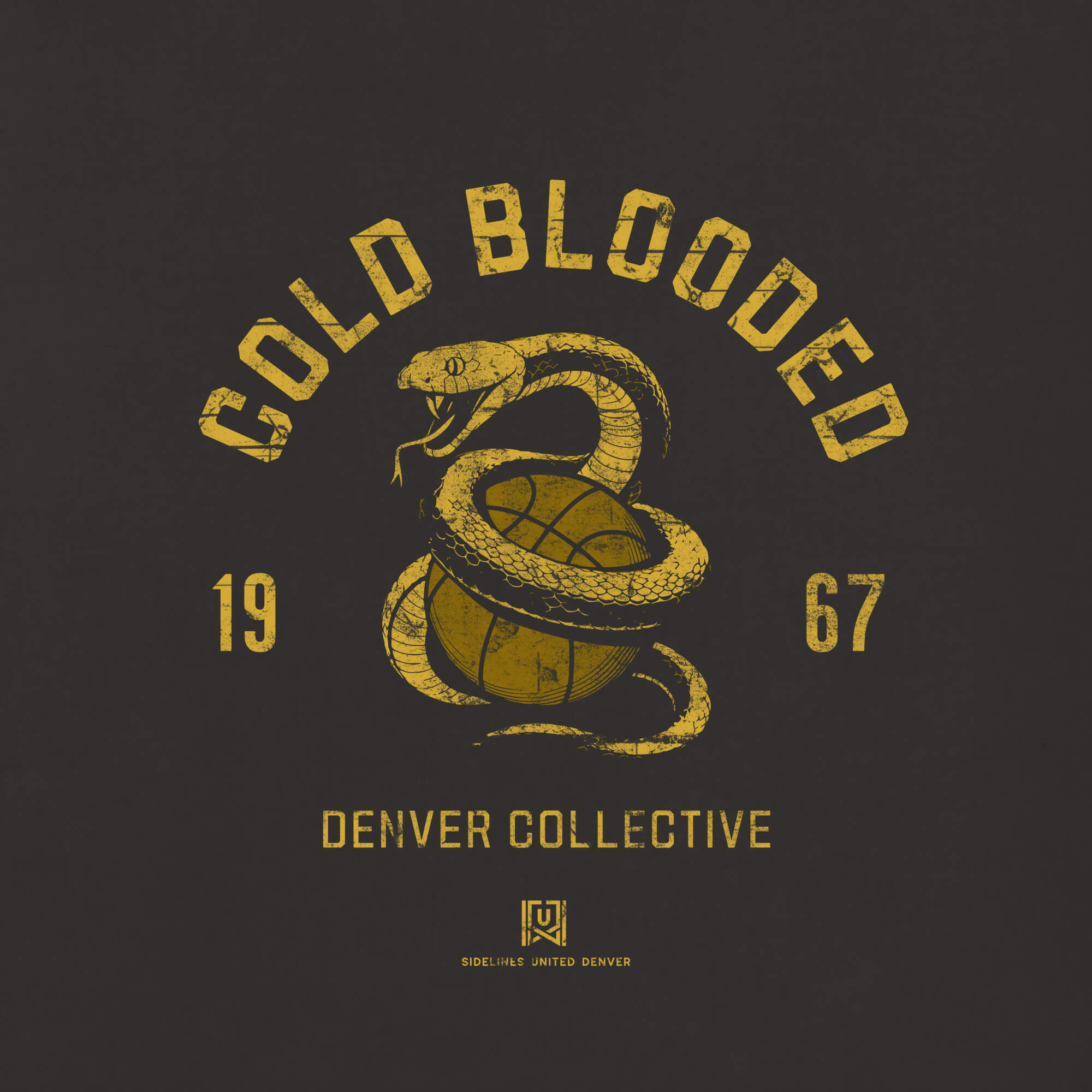 DEN Cold Blooded Black Tee