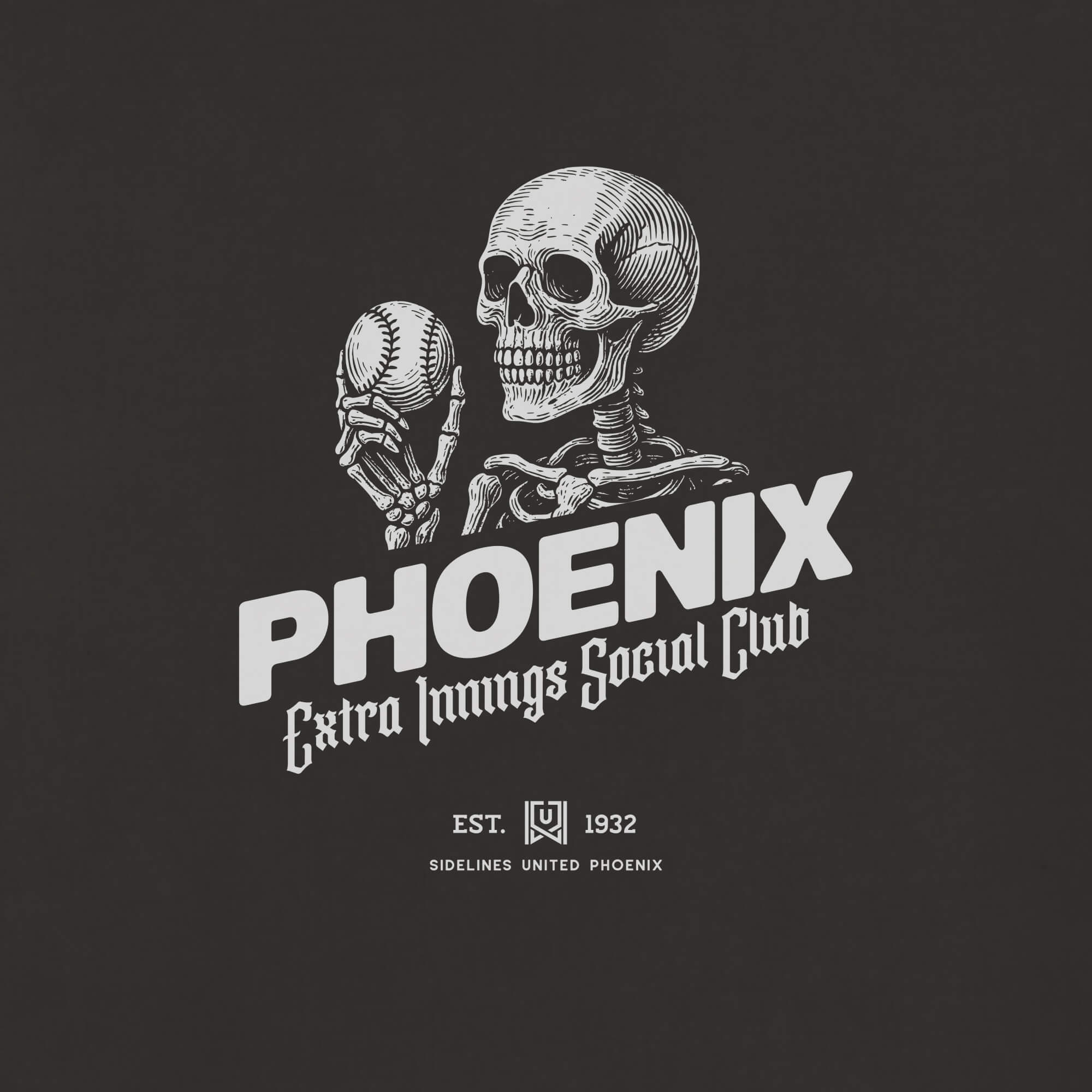PHX Extra Innings Black Tee