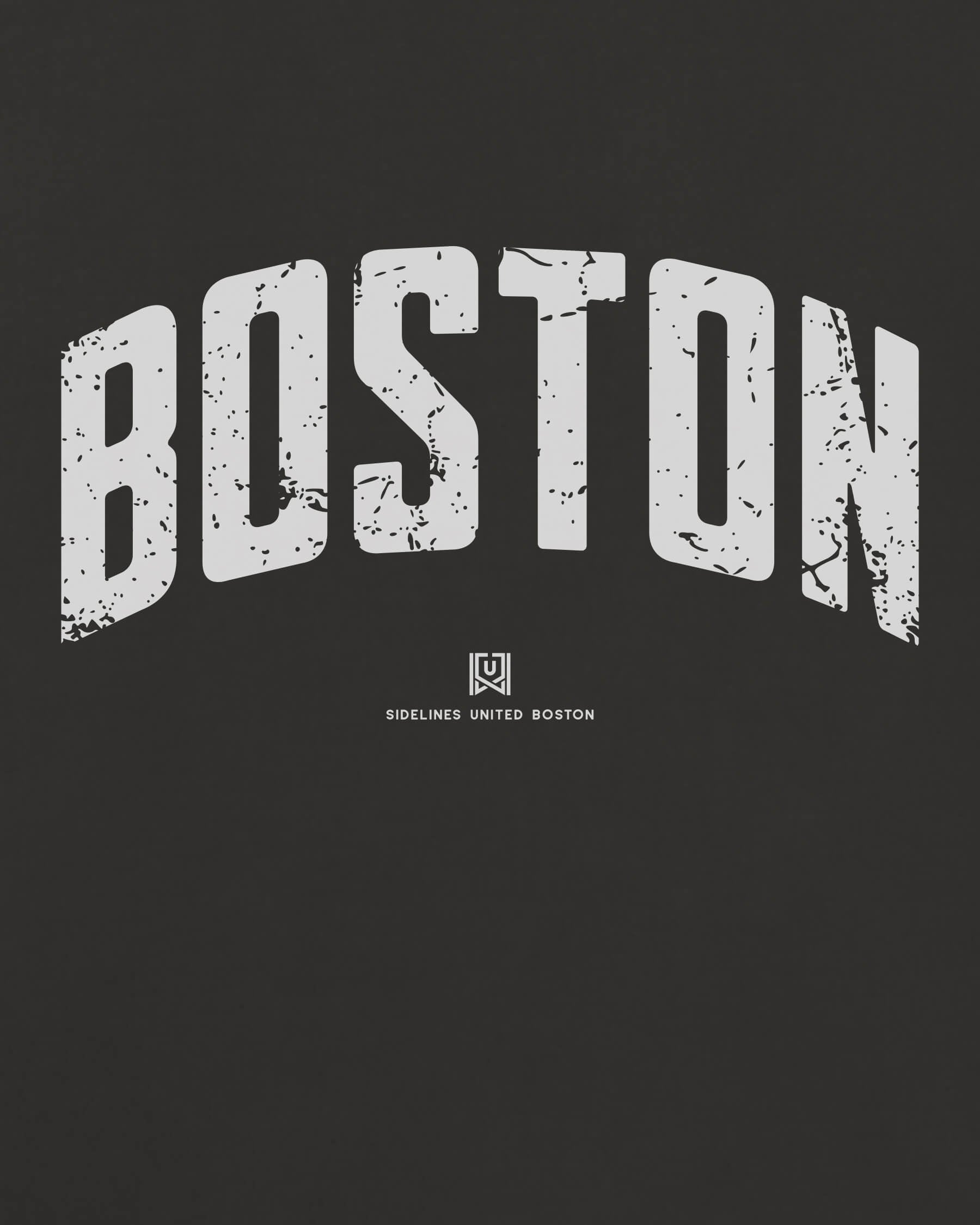 BOS Foundations Tee - Washed Black / White - Zoom