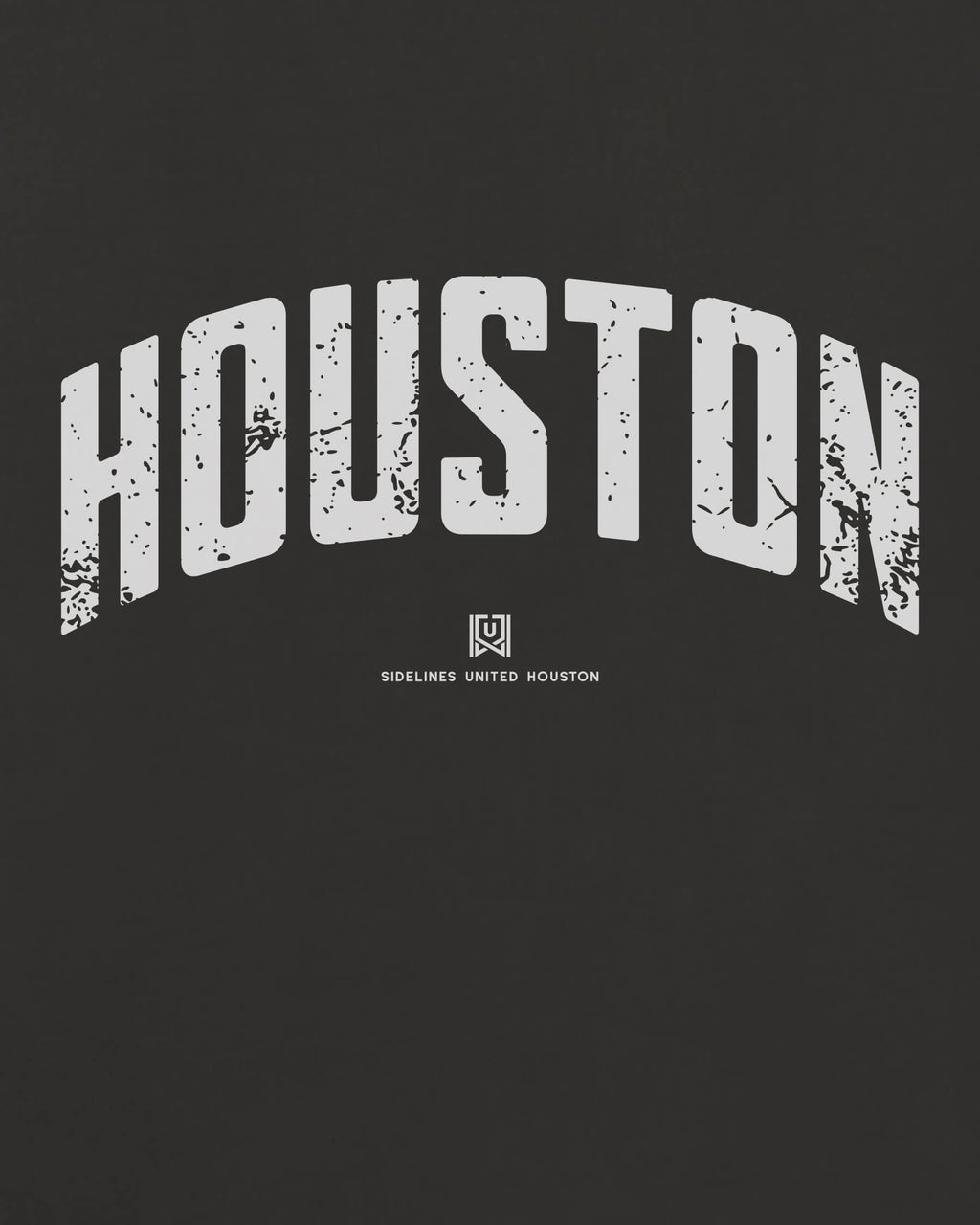 HOU Foundations Tee - Washed Black / White - Zoom