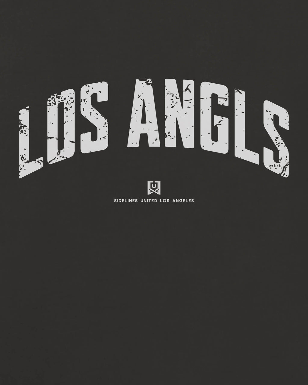 LA Foundations Tee - Washed Black / White - Zoom