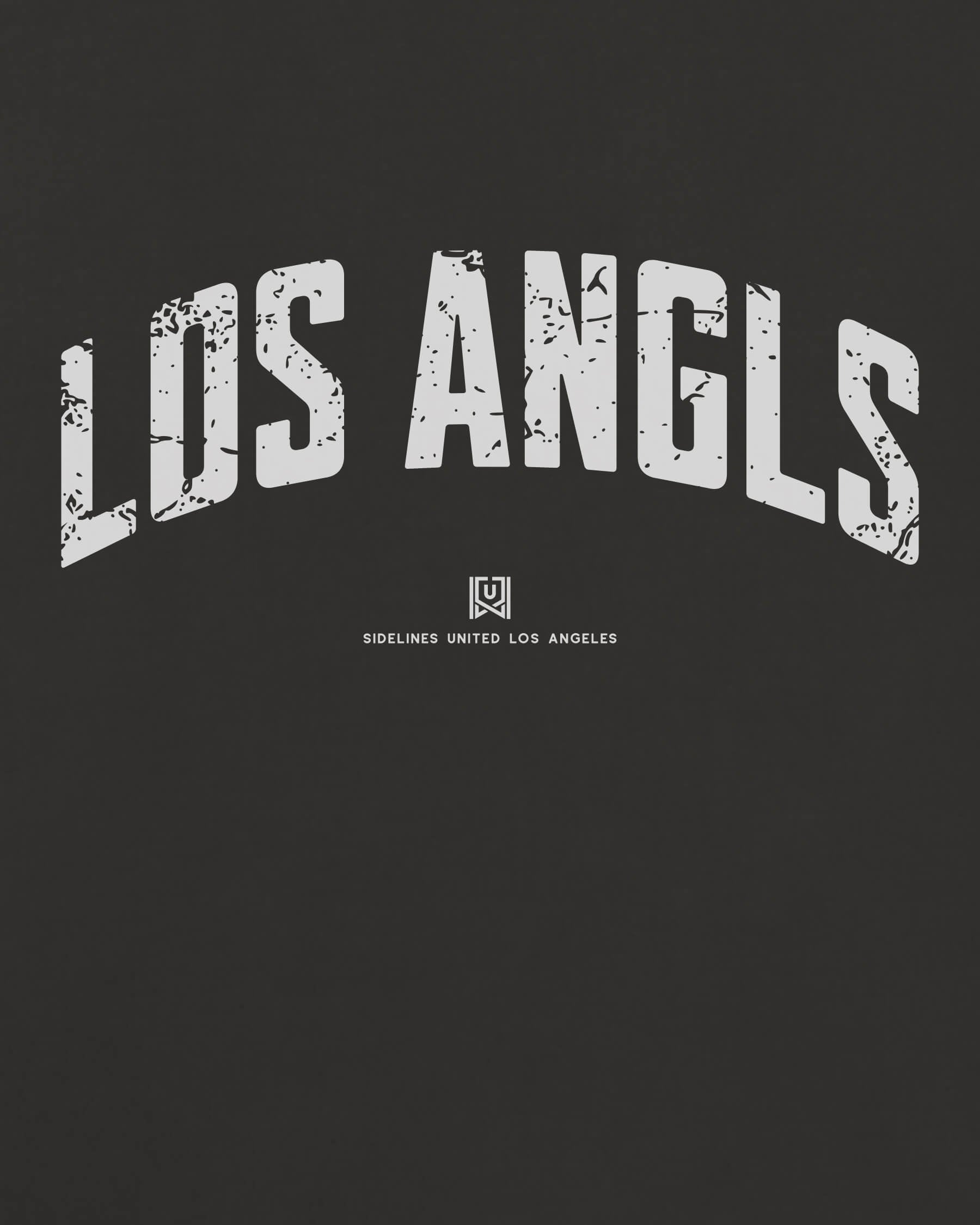 LA Foundations Tee - Washed Black / White - Zoom