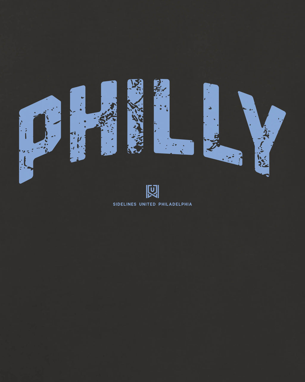 Philly Foundations Tee - Washed Black / Blue - Zoom