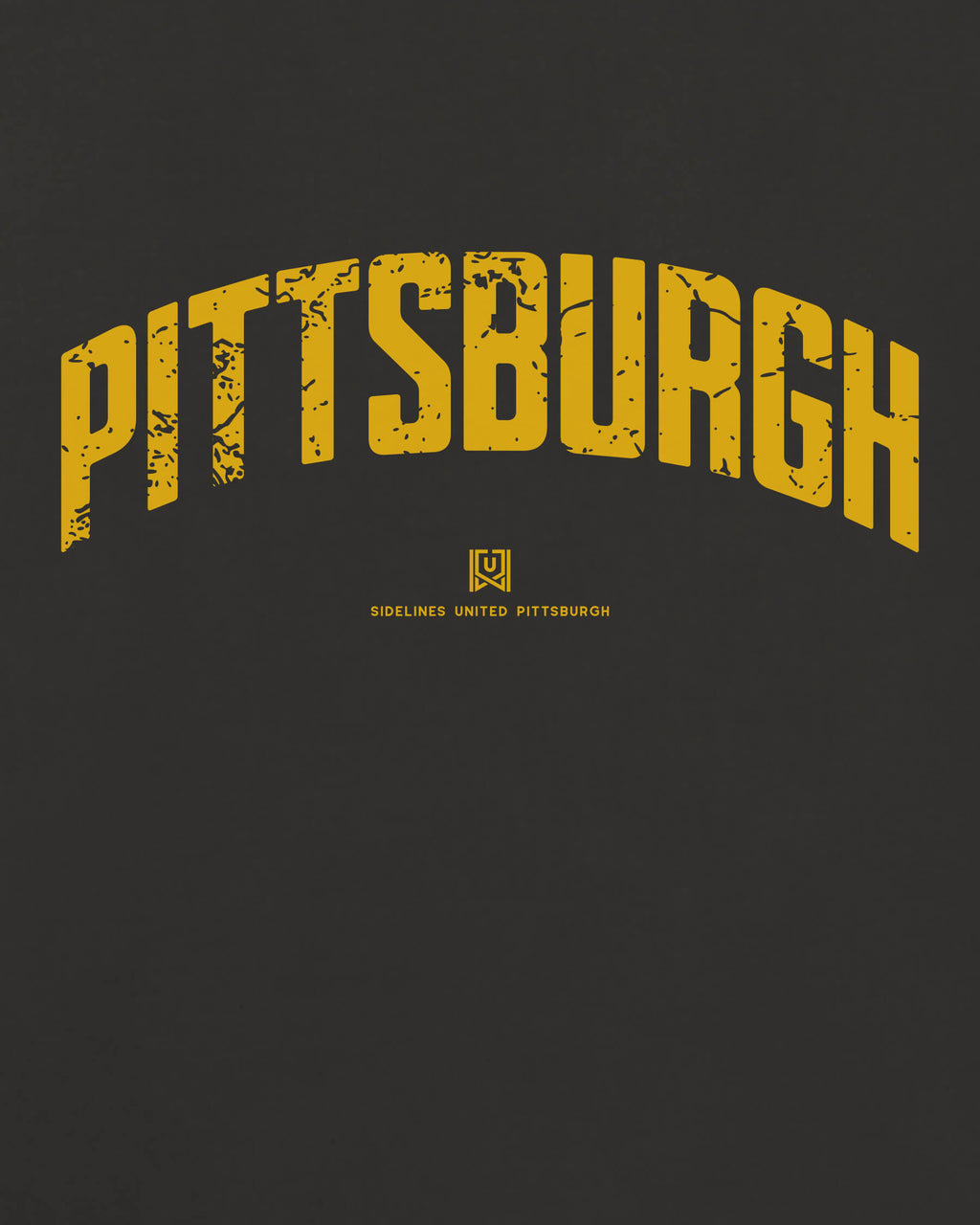 PGH Foundations Tee - Washed Black / Gold - Zoom