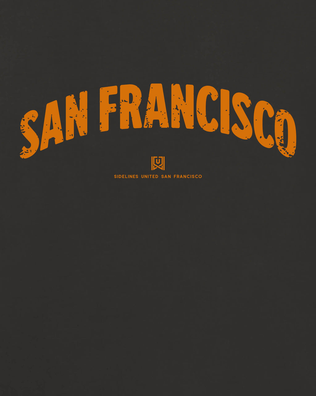 SF Foundations Tee - Washed Black / Orange - Zoom