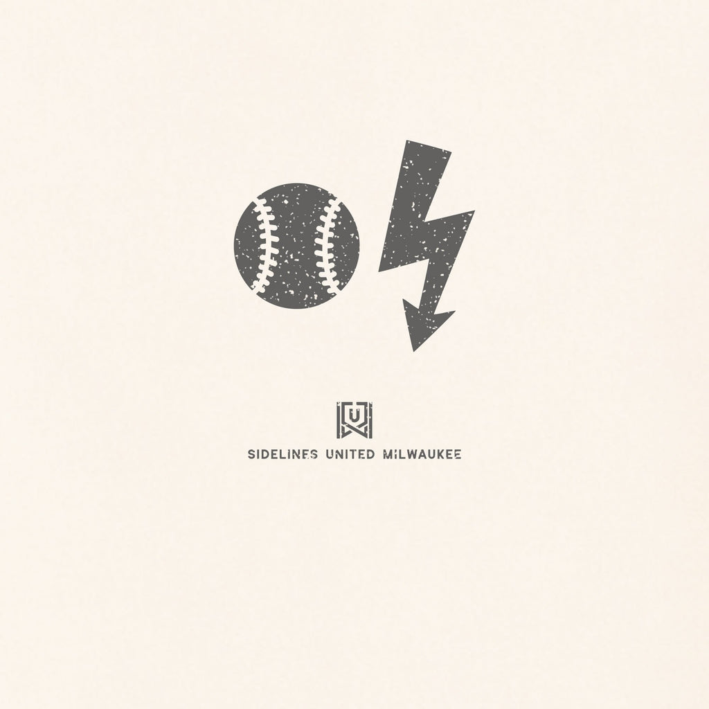 MKE Gone Light on Vintage White Tee