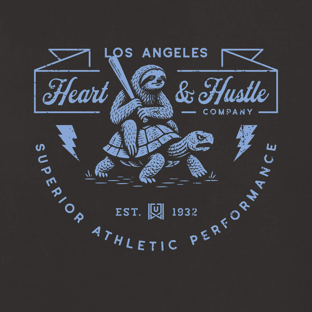 LA Heart & Hustle Black Tee