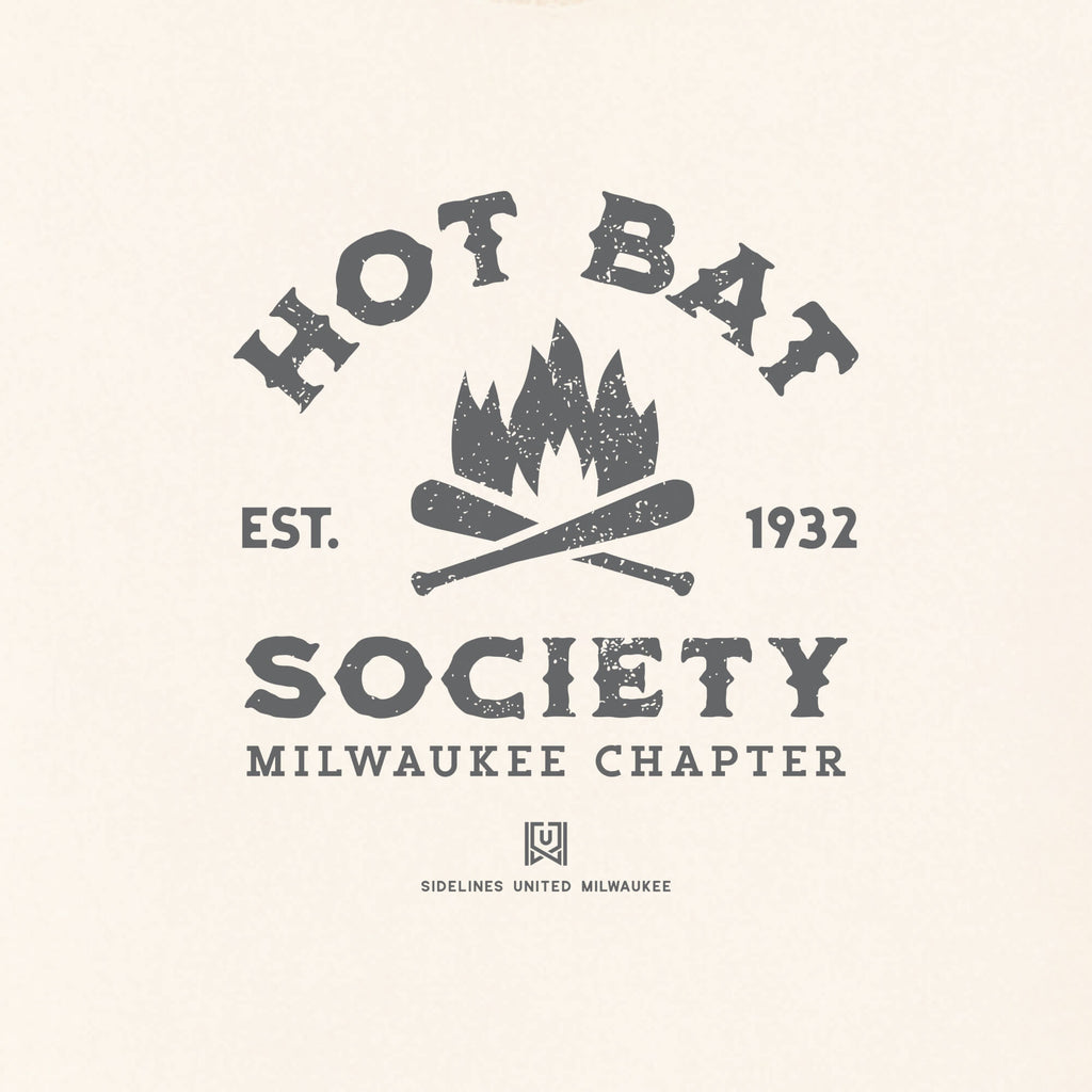 MKE Hot Bat Vintage White Tee
