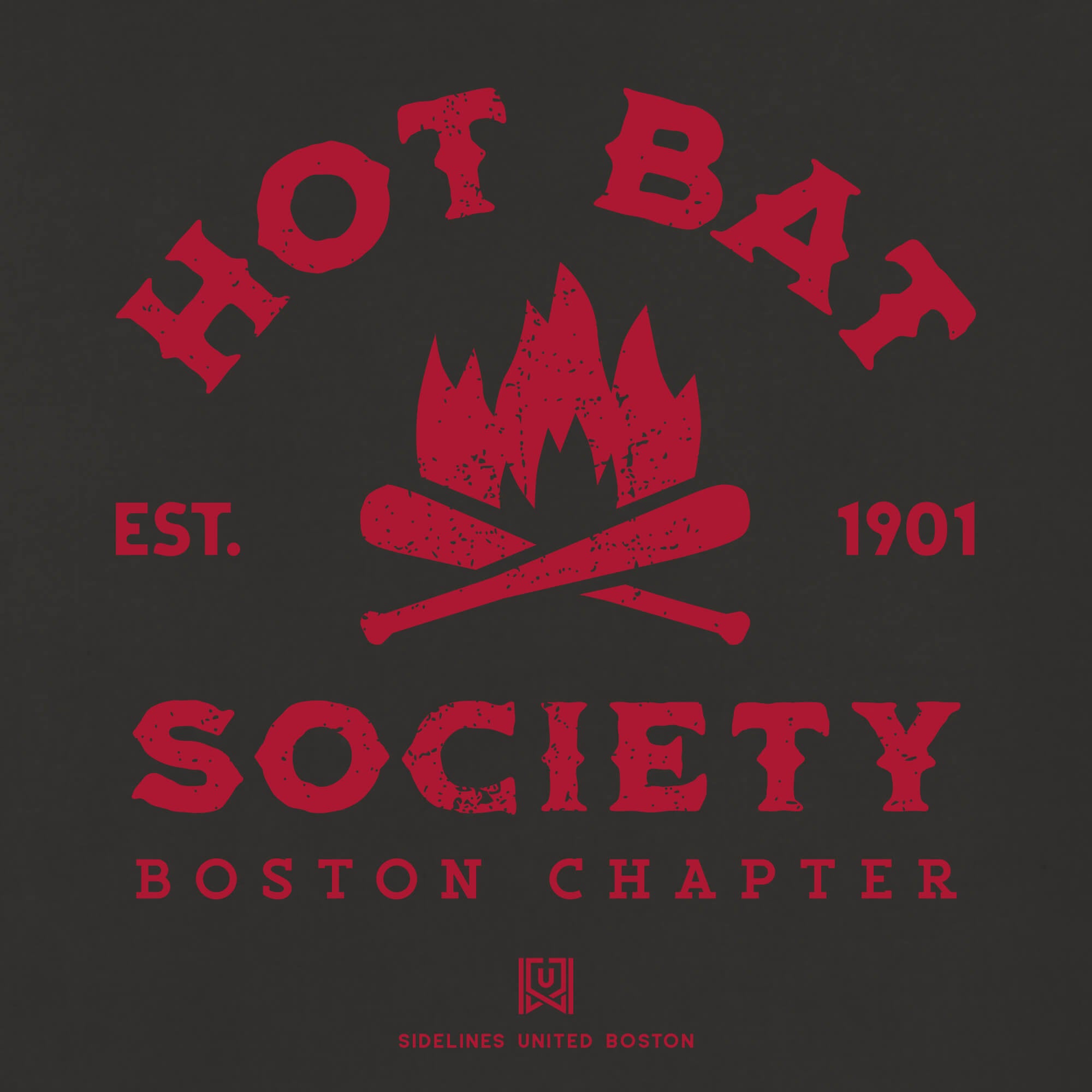 BOS Hot Bat Society Black Tee