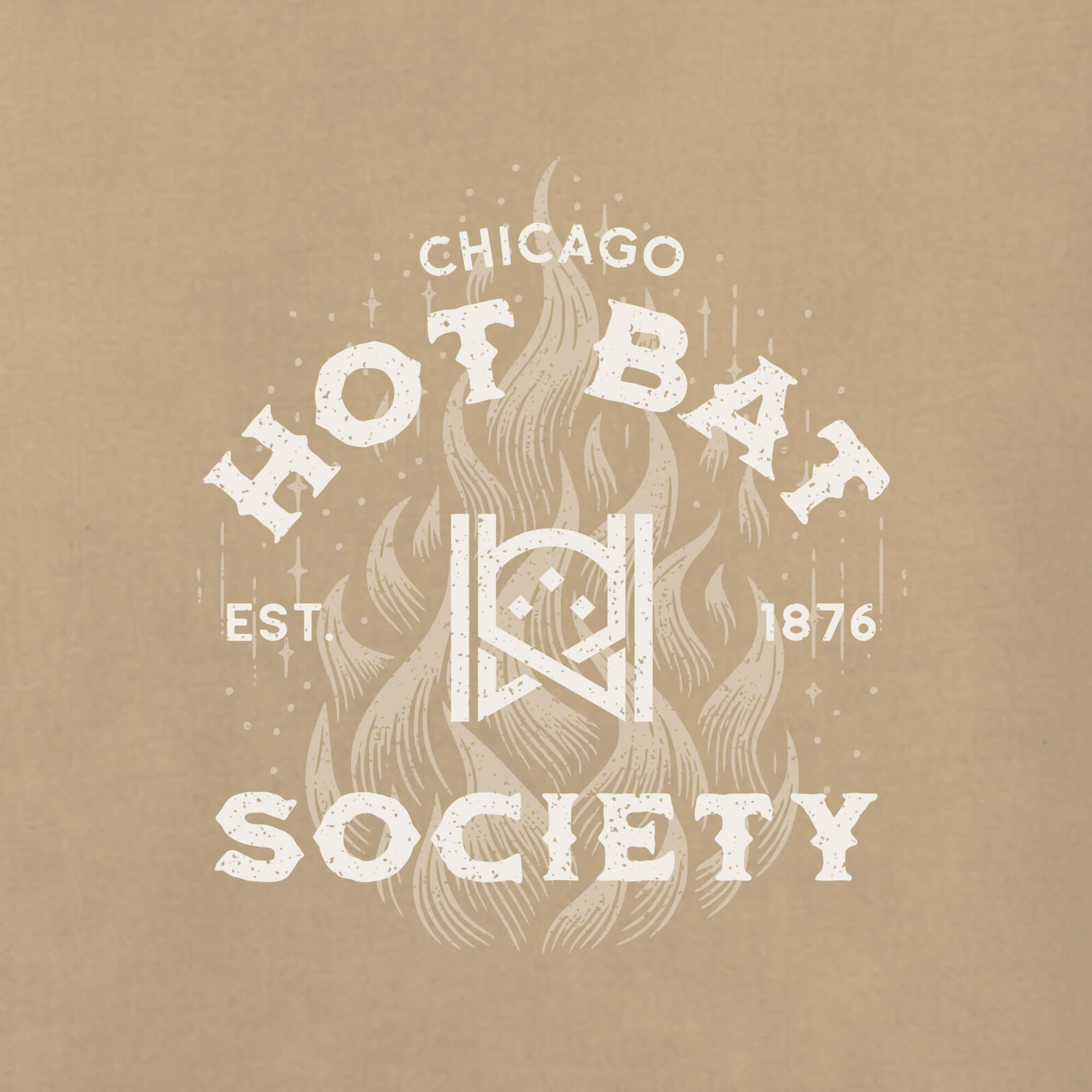 CHI Hot Bat Society Khaki Tee