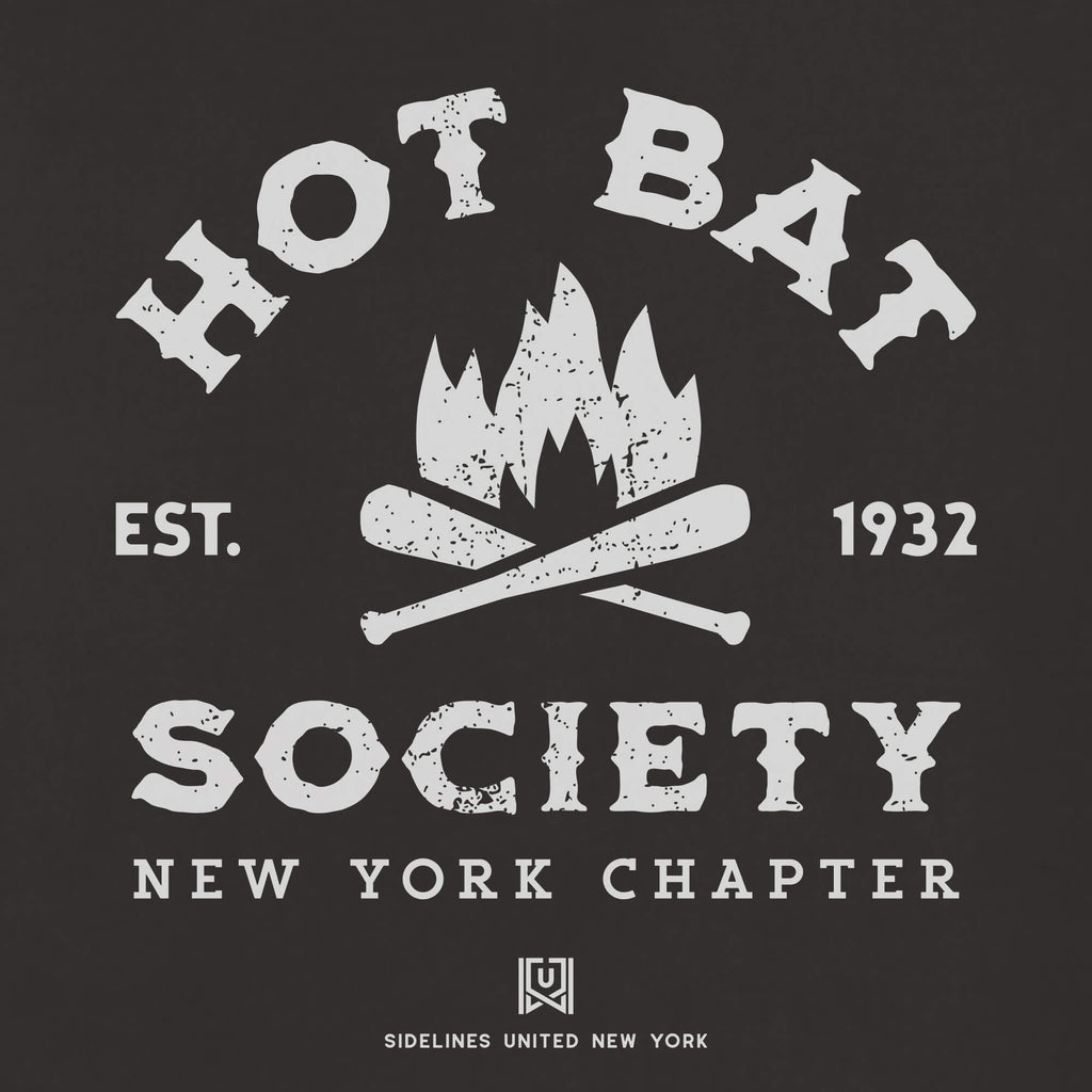 NY Hot Bat Society Black Tee