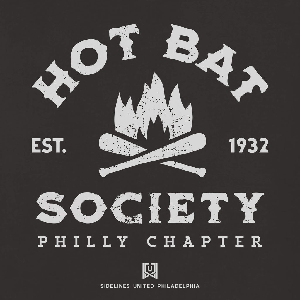Philly Hot Bat Society Black Tee