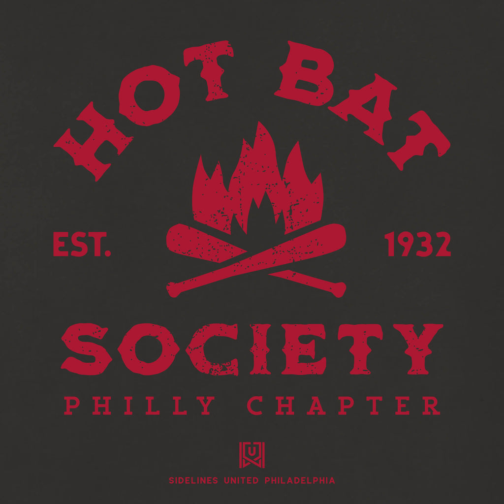 Philly Hot Bat Society Black Tee