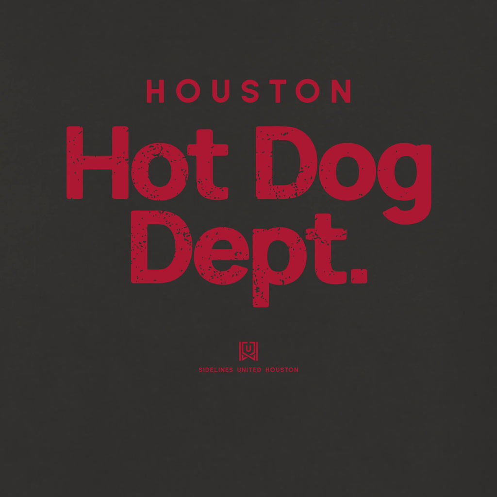 HOU Hot Dog Dept Black Tee