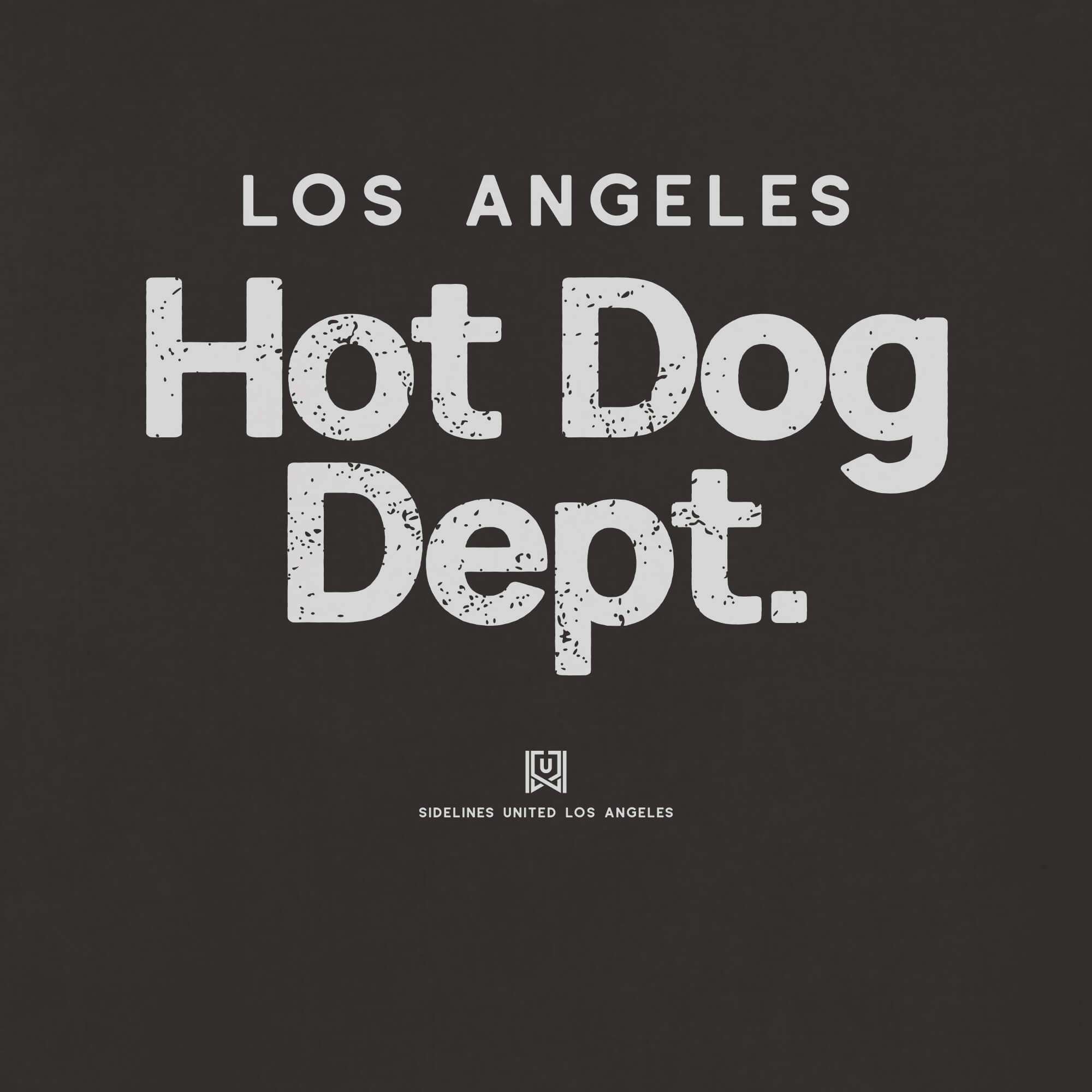 LA Hot Dog Dept Black Tee