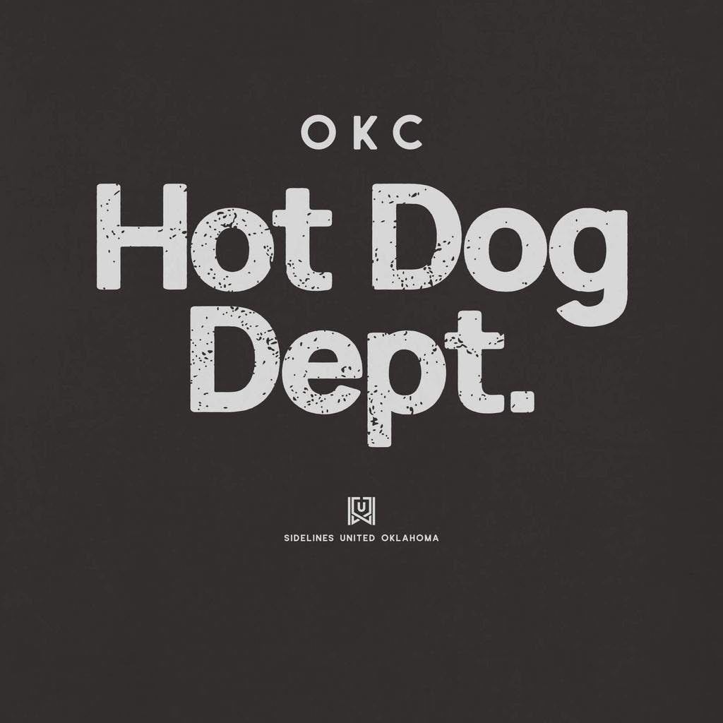 OKC Hot Dog Dept Black Tee