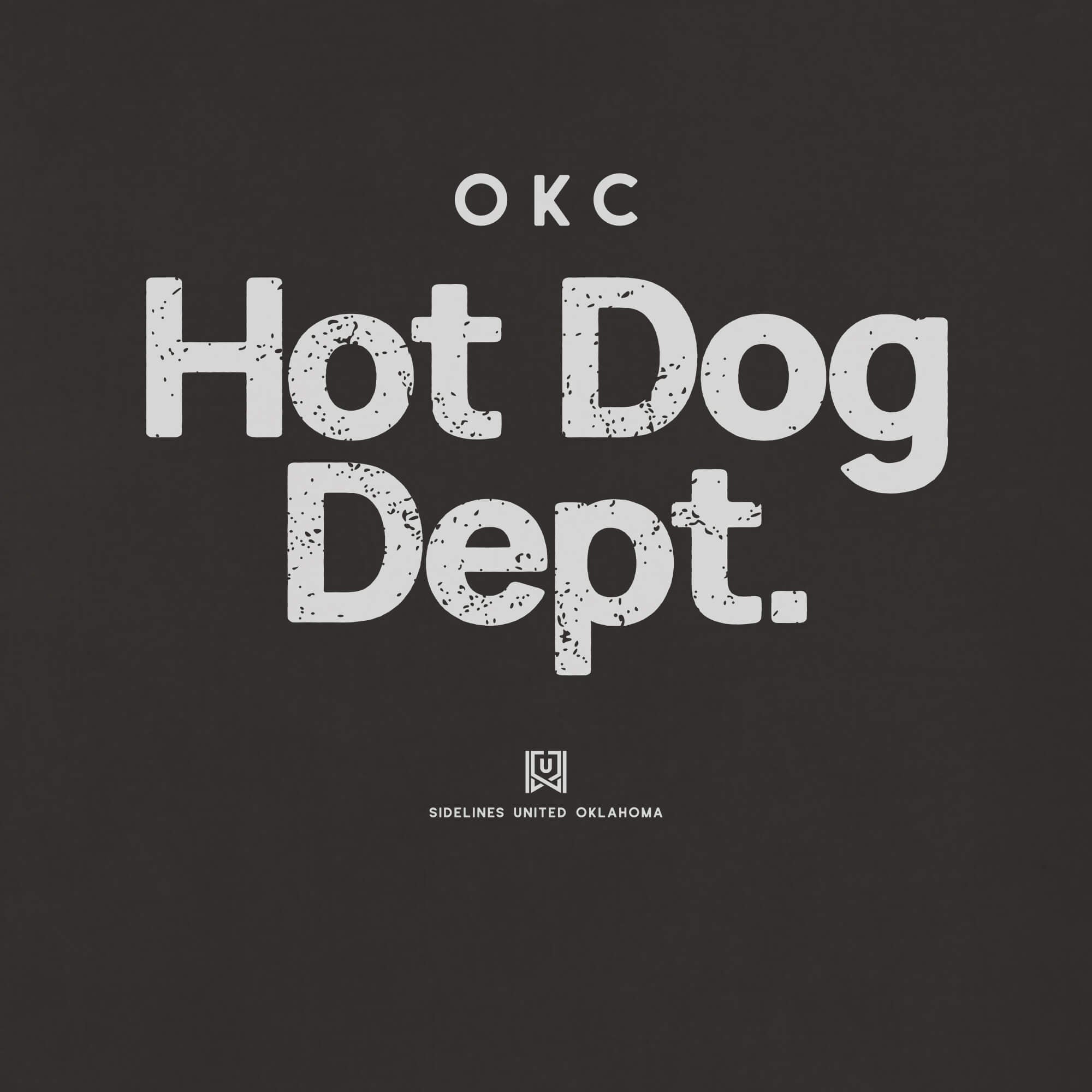 OKC Hot Dog Dept Black Tee