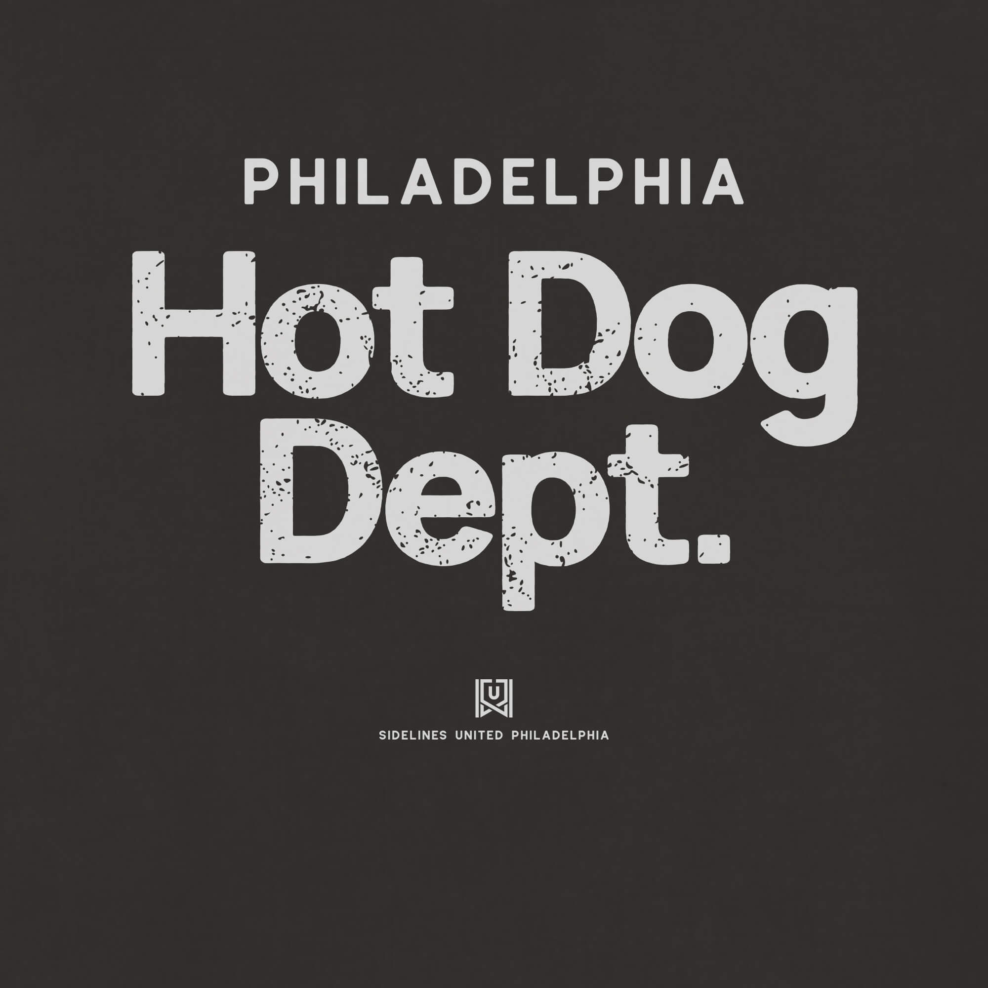 Philly Hot Dog Dept Black Tee