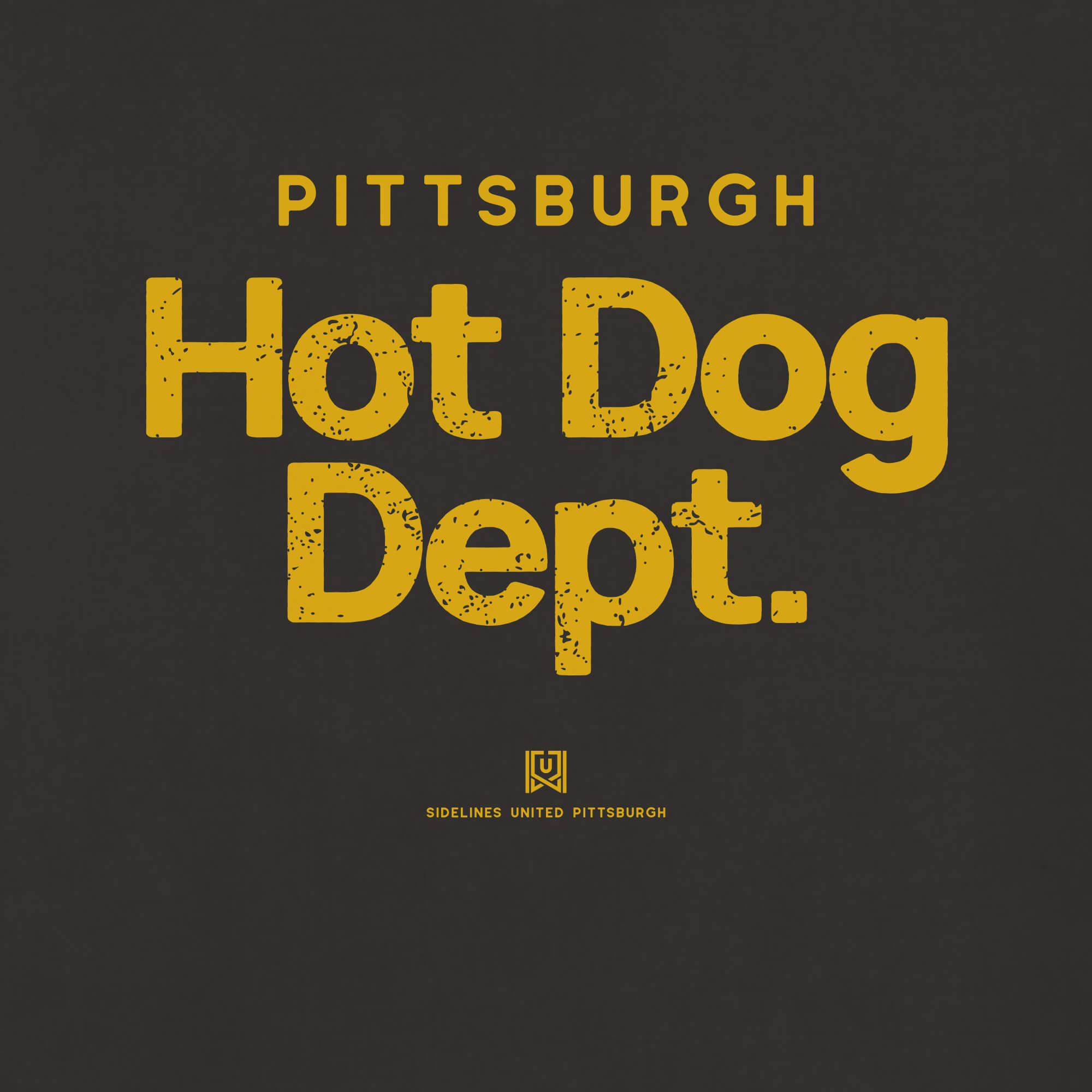 PGH Hot Dog Dept Black Tee