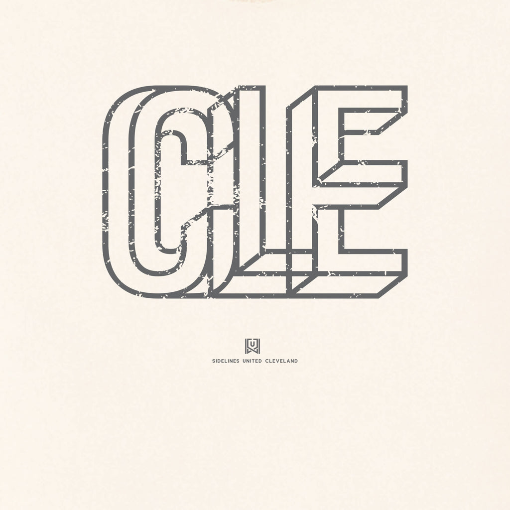 CLE Interlock Vintage White Tee