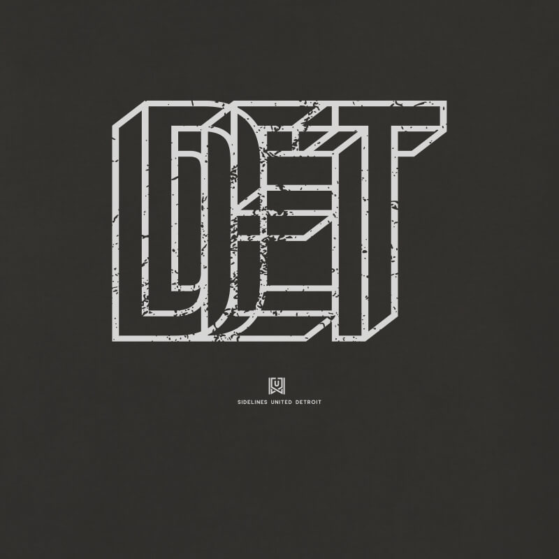 DET Interlock Black Tee