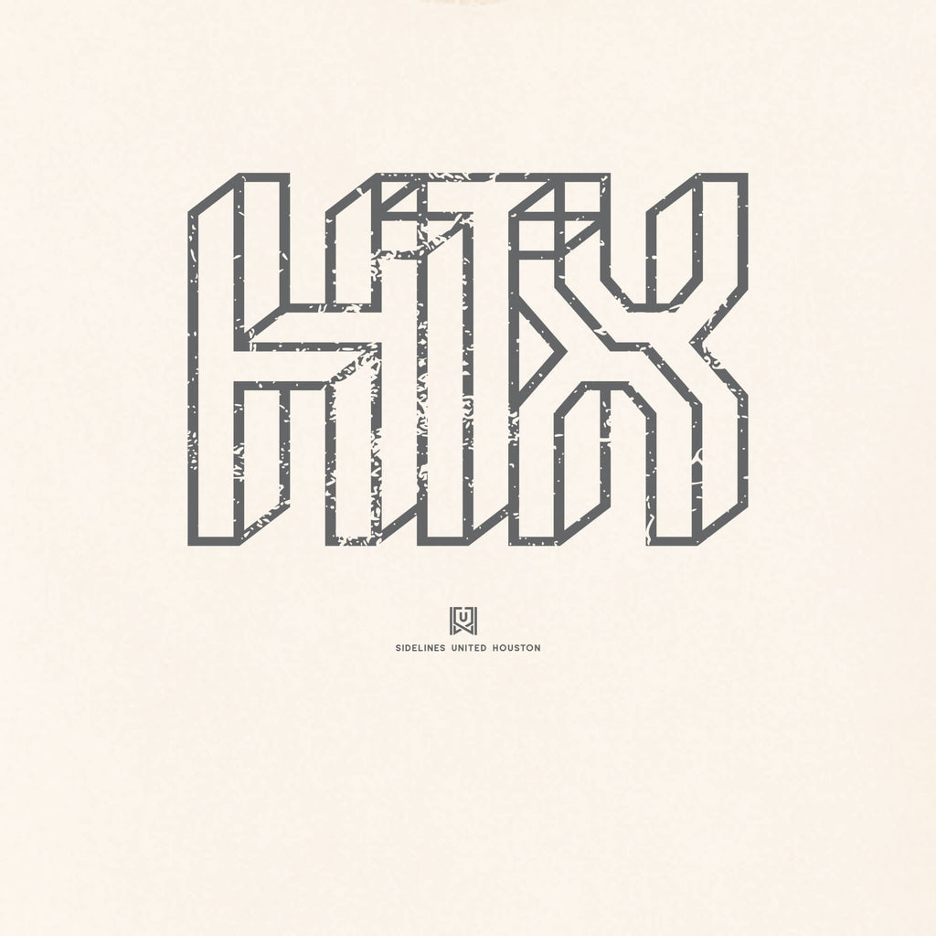 HOU Interlock Vintage White Tee