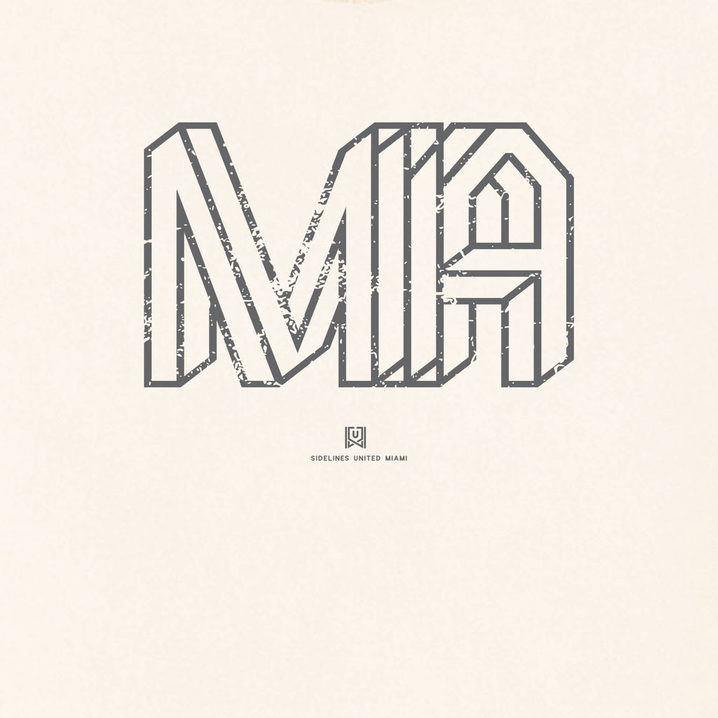 MIA Interlock Vintage White Tee