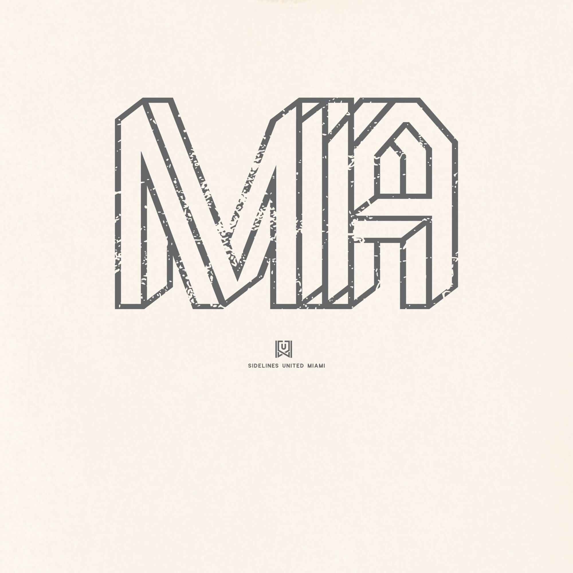 MIA Interlock Vintage White Tee