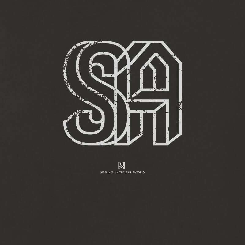 SATX Interlock Black Tee