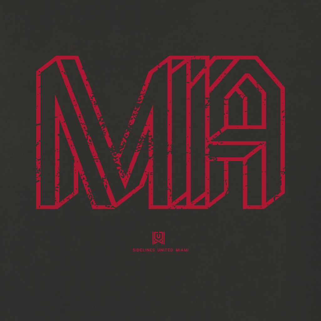 MIA Intersect Black Tee