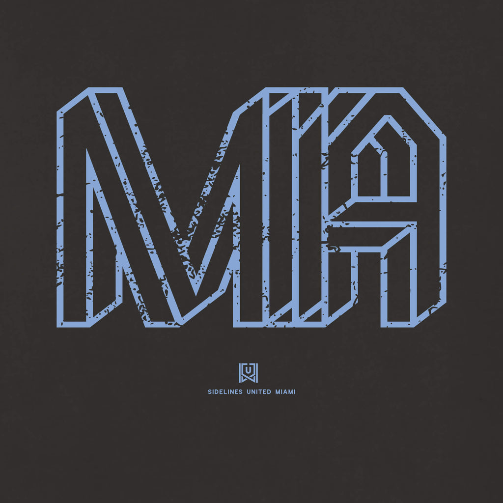 MIA Intersect Black Tee