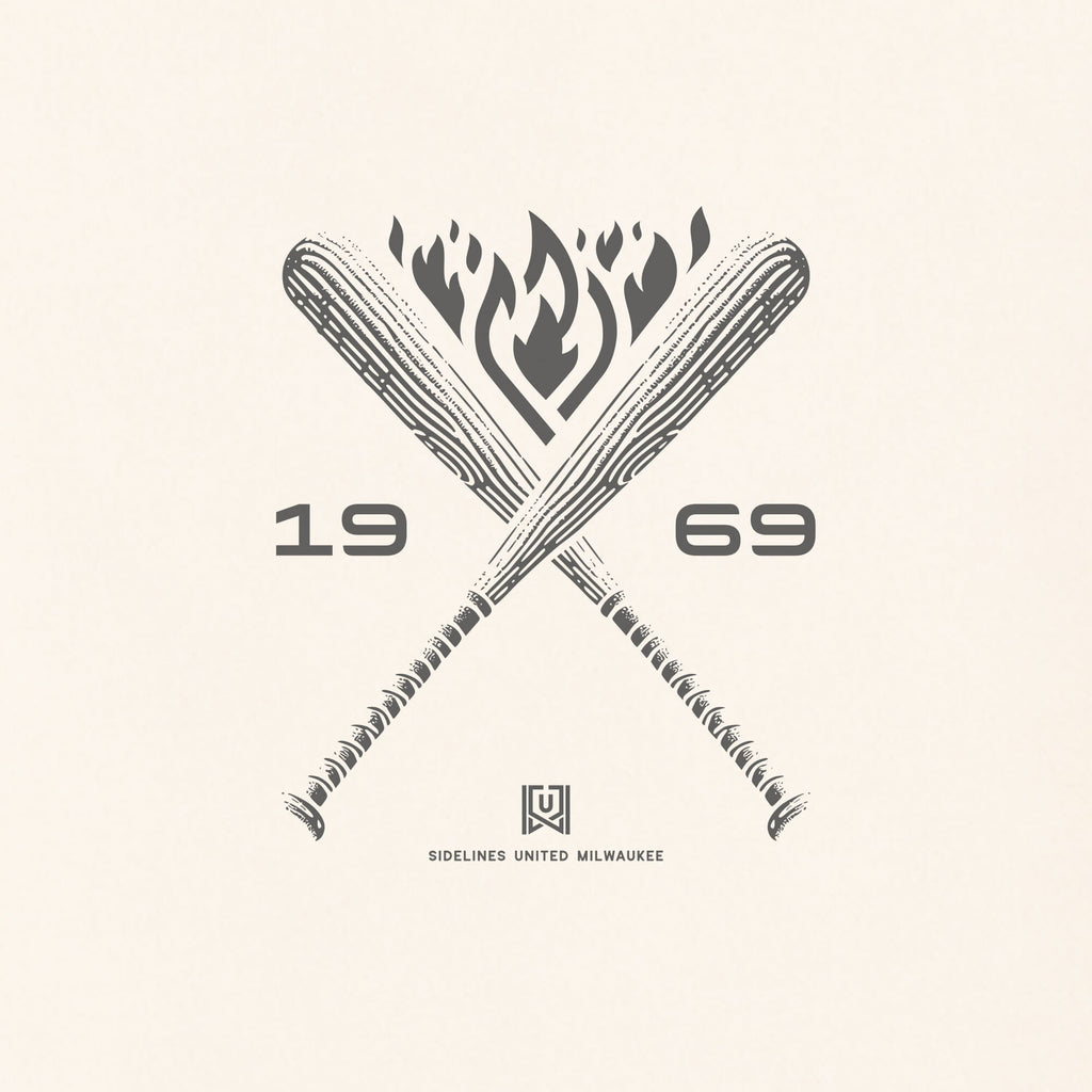 MKE Legacy Bat Vintage White Tee