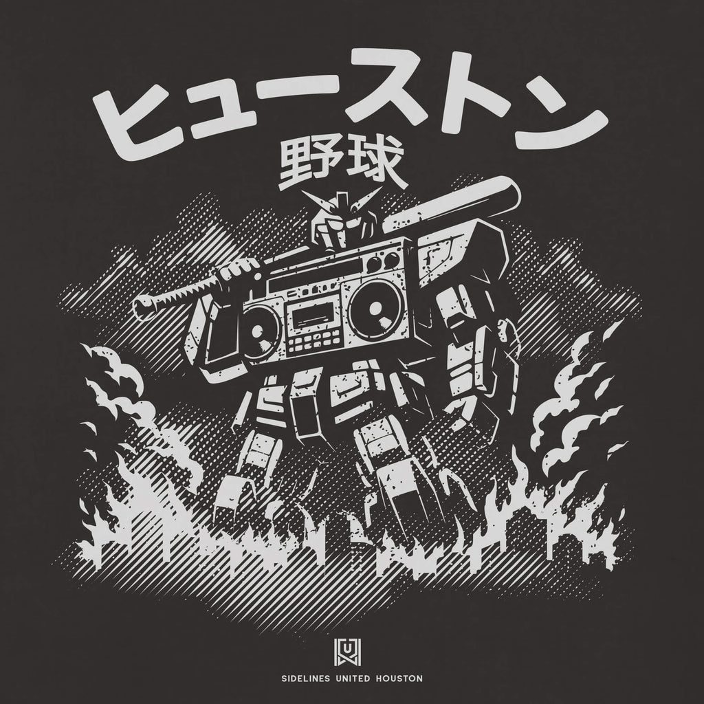 HOU Mech Black Tee