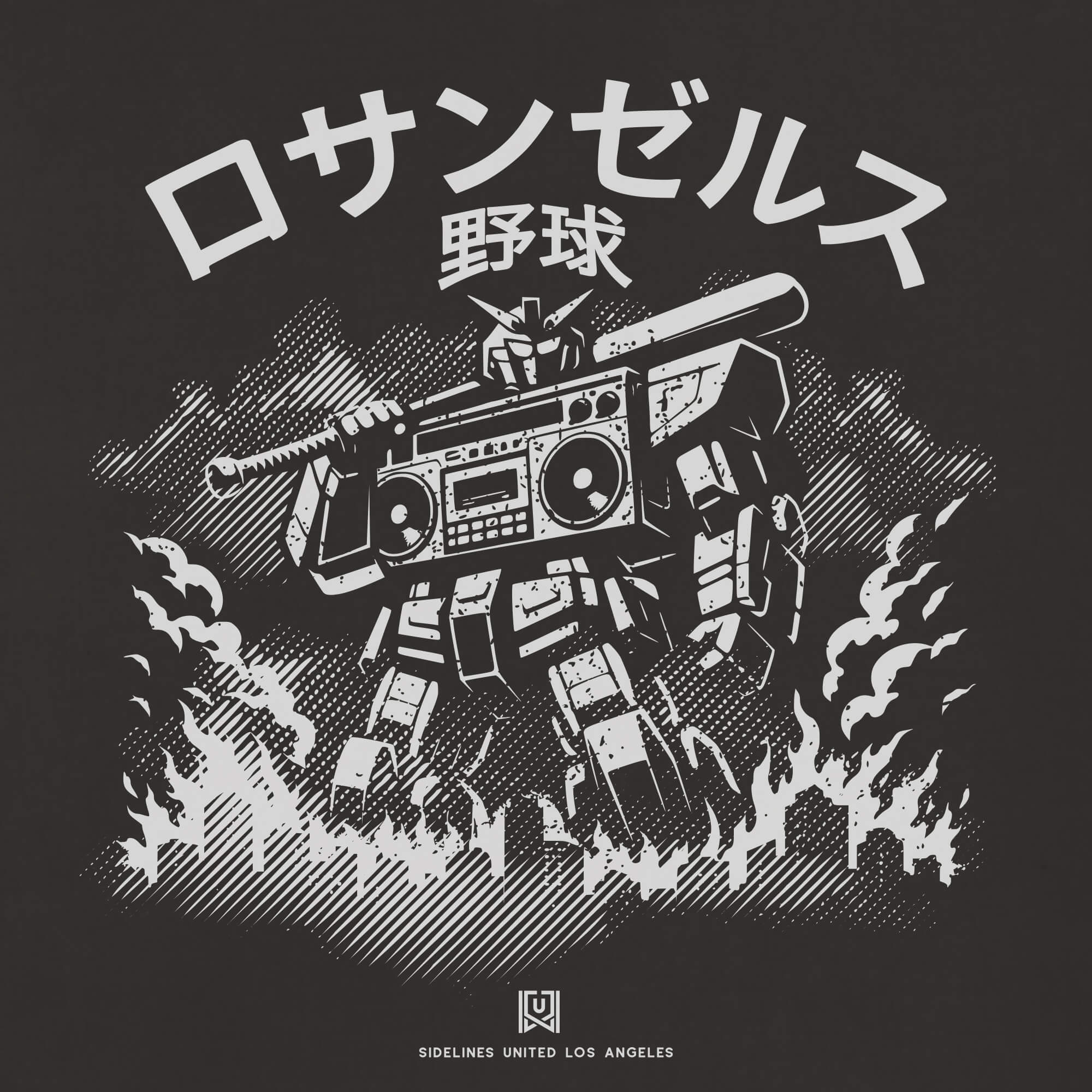 LA Mech Black Tee