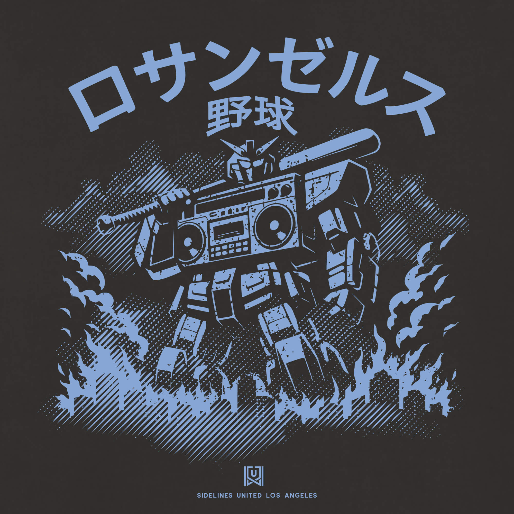 LA Mech Black Tee