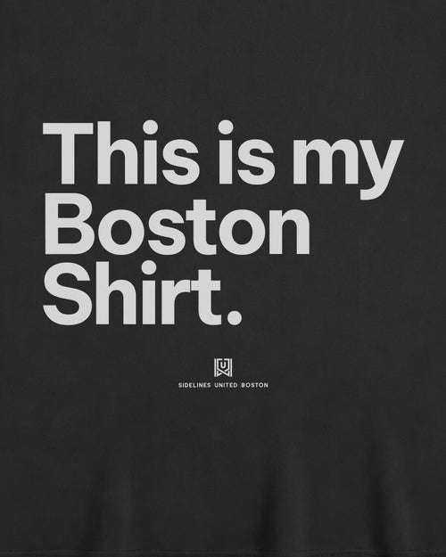 BOS My Shirt Tee - Washed Black / White - Zoom