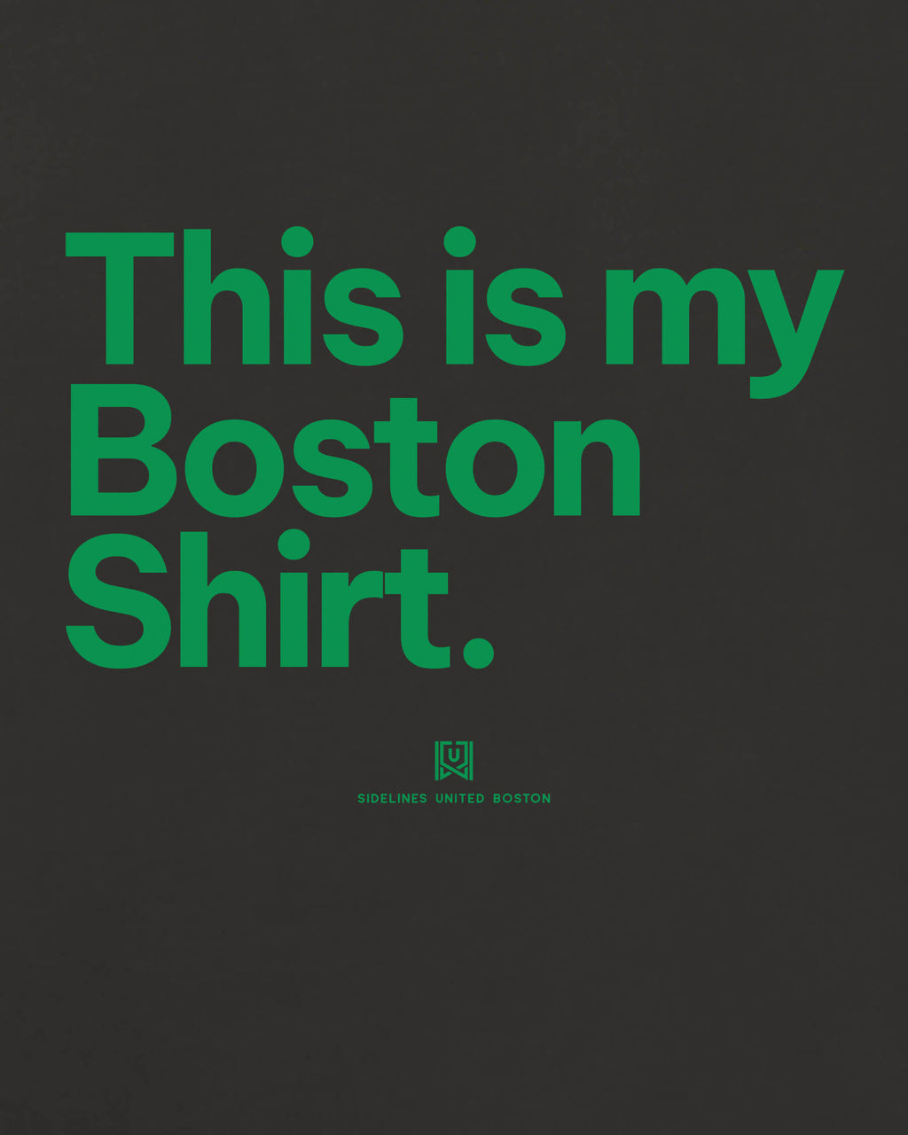 BOS My Shirt Tee - Washed Black / Green - Zoom