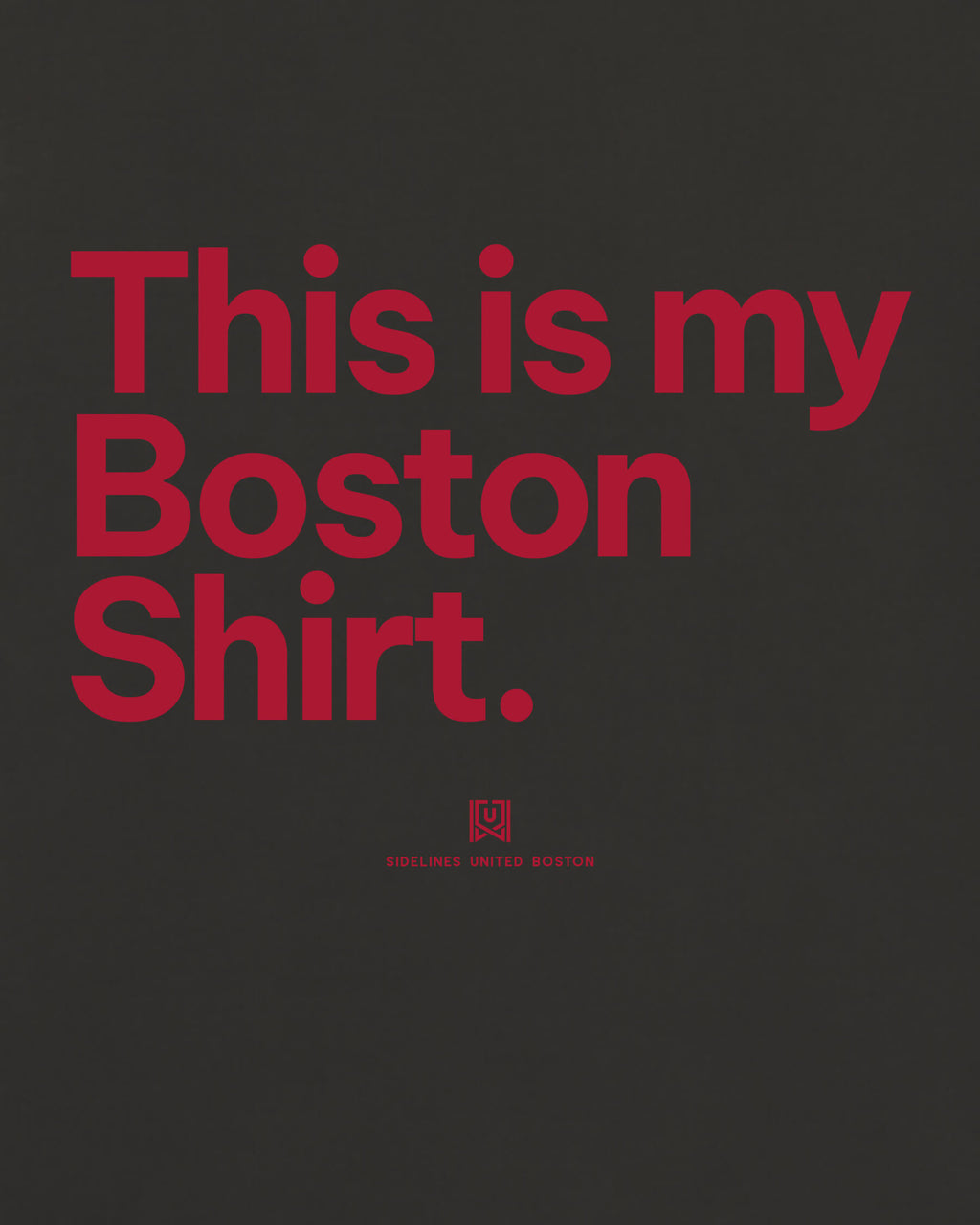 BOS My Shirt Tee - Washed Black / Red - Zoom