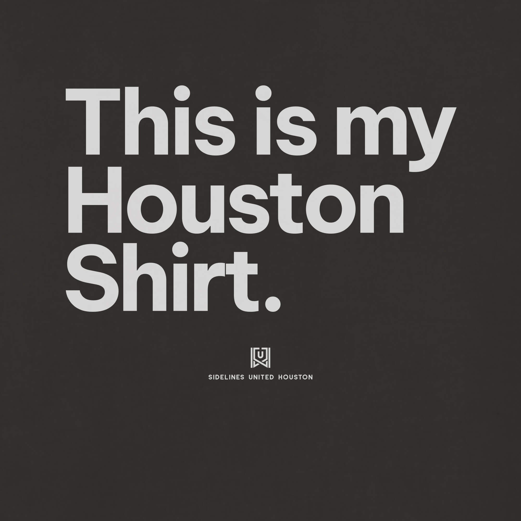 HOU My Shirt Black Tee