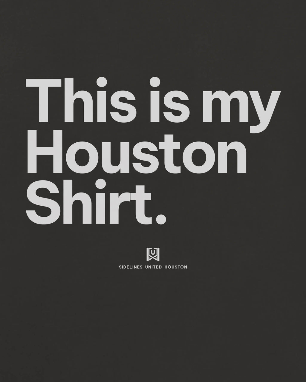 HOU My Shirt Tee - Washed Black / White - Zoom