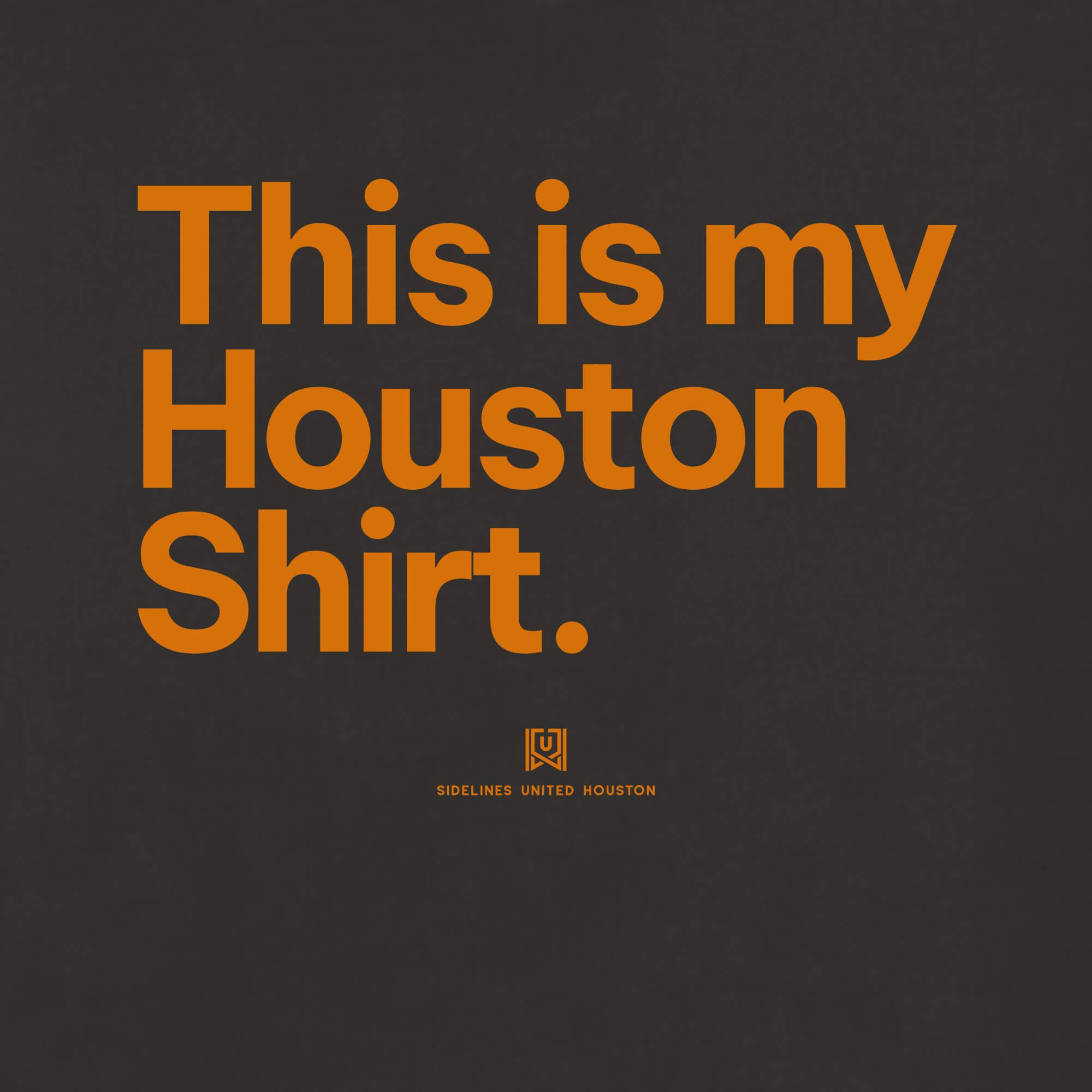 HOU My Shirt Black Tee
