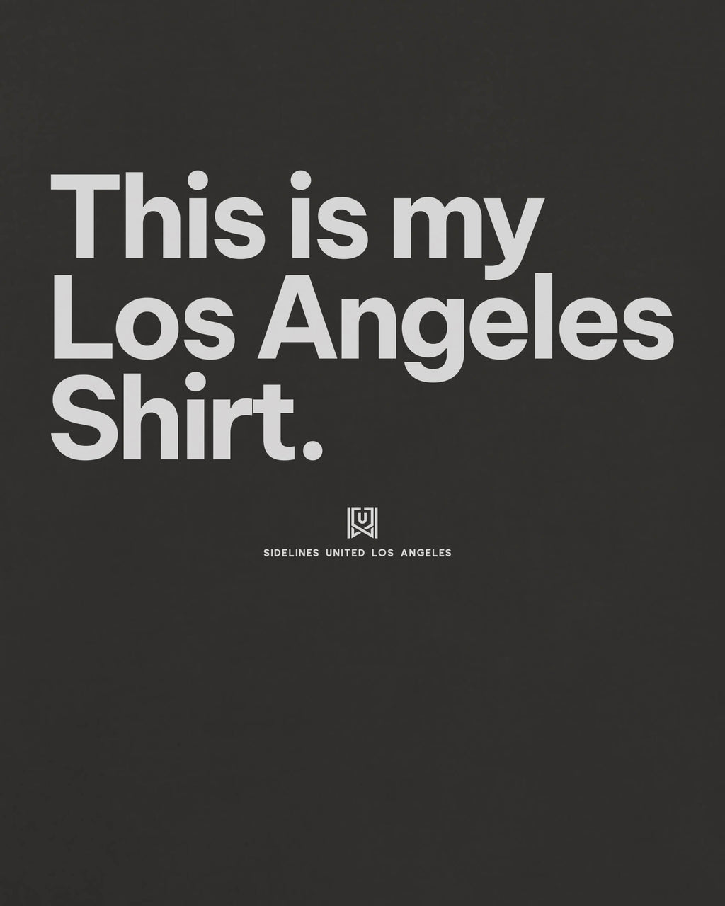 LA My Shirt Tee - Washed Black / White - Zoom