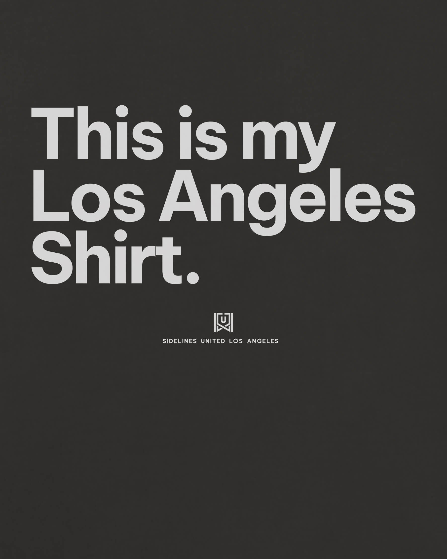 LA My Shirt Tee - Washed Black / White - Zoom