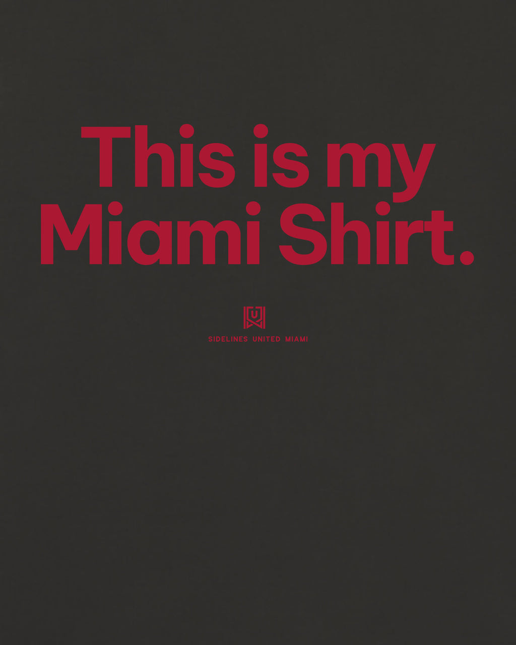 MIA My Shirt Tee - Washed Black / Red - Zoom