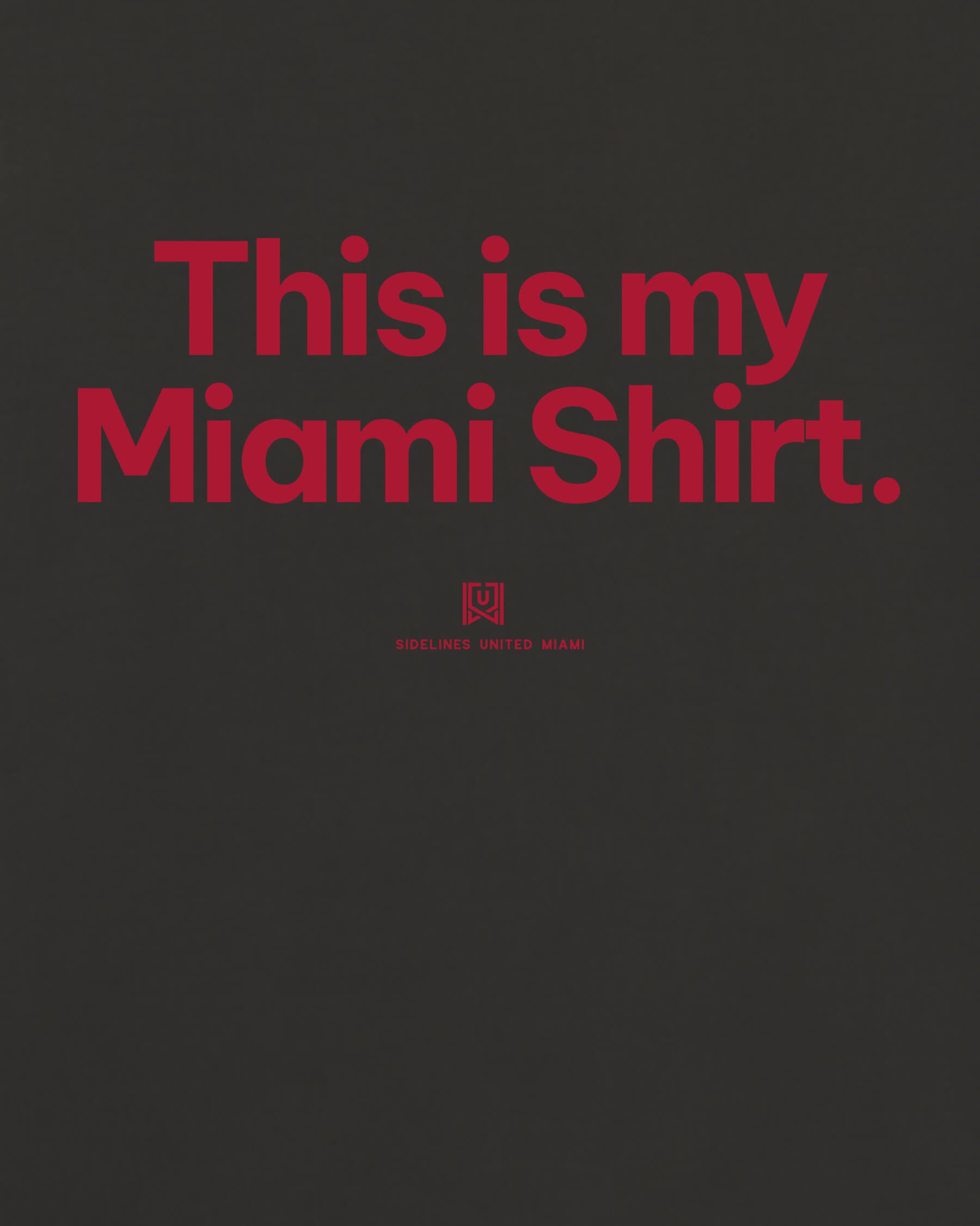 MIA My Shirt Tee - Washed Black / Red - Zoom