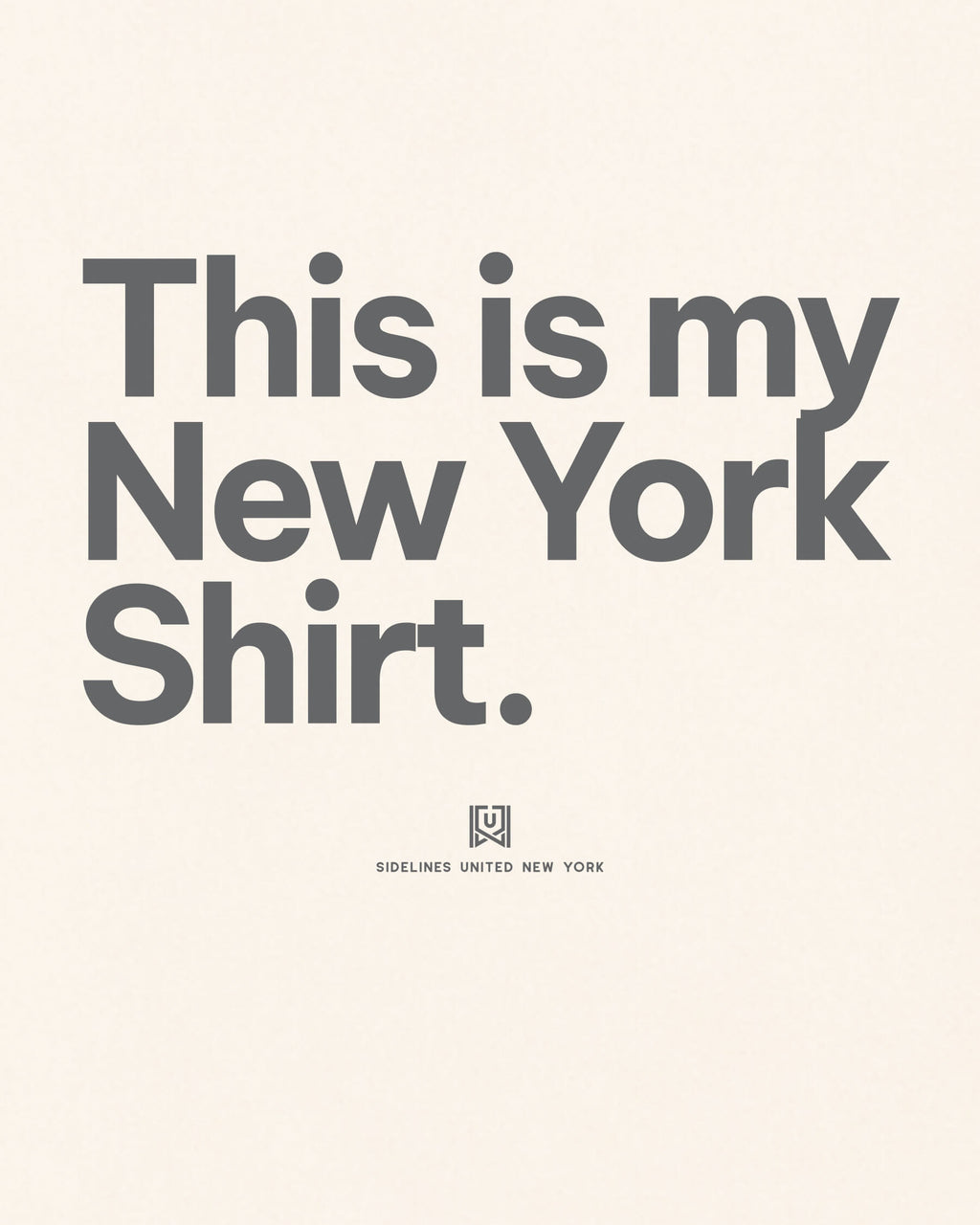 NY My Shirt Tee - Vintage White - Zoom