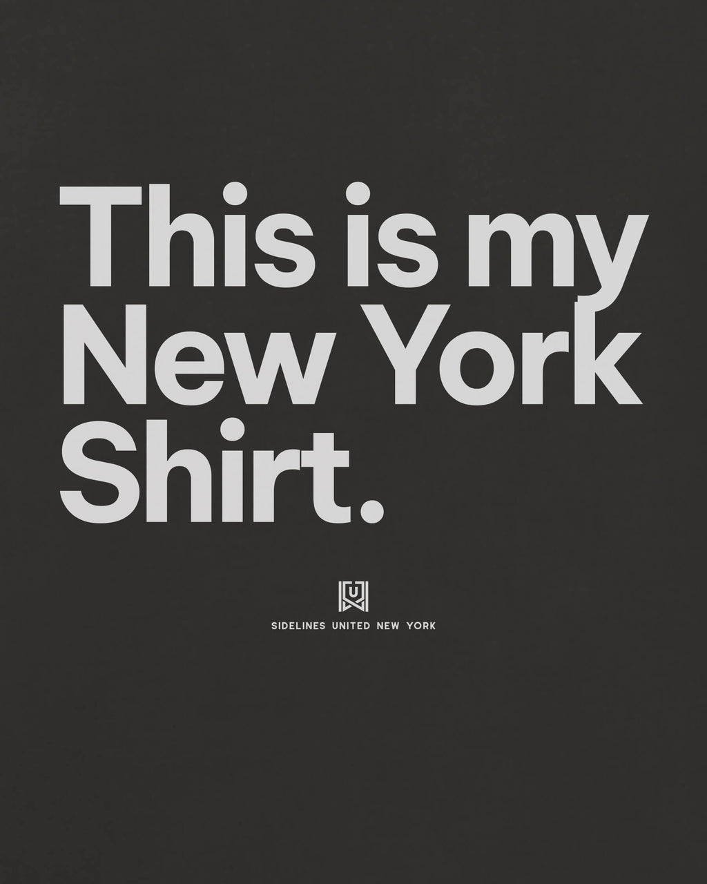 NY My Shirt Tee - Washed Black / White - Zoom
