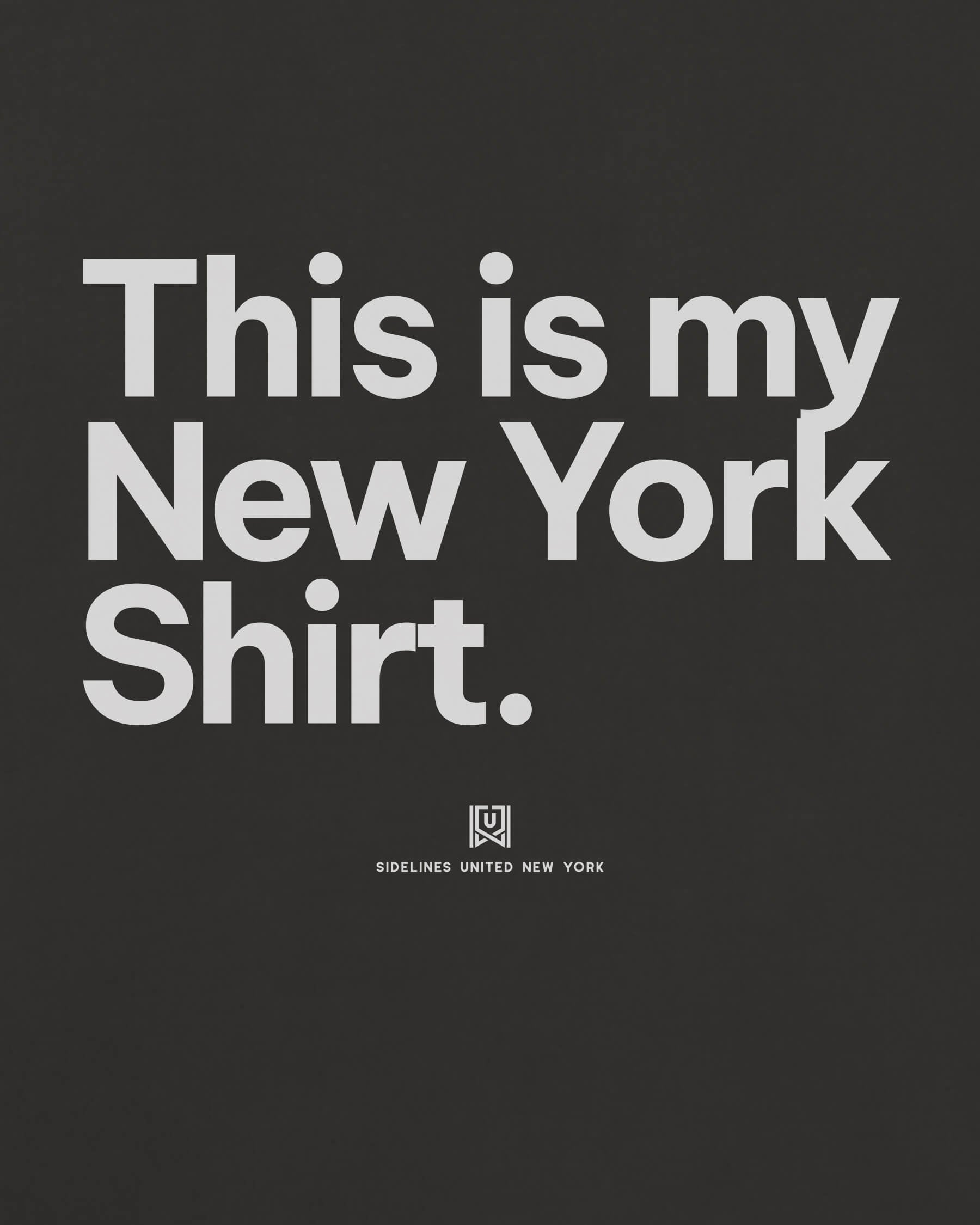 NY My Shirt Tee - Washed Black / White - Zoom