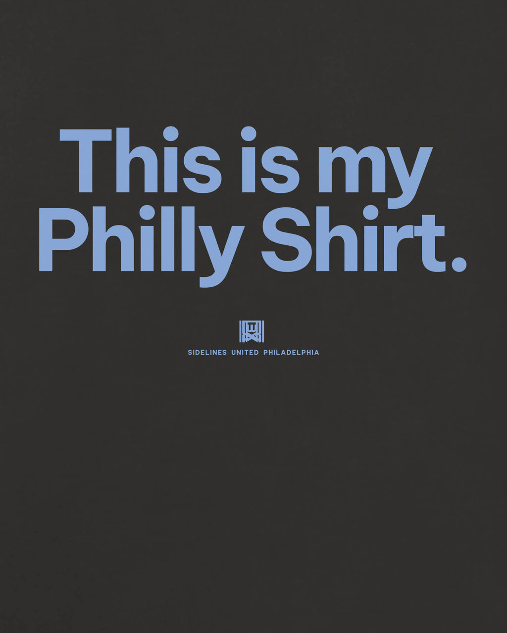 Philly My Shirt Tee - Washed Black / Blue - Zoom